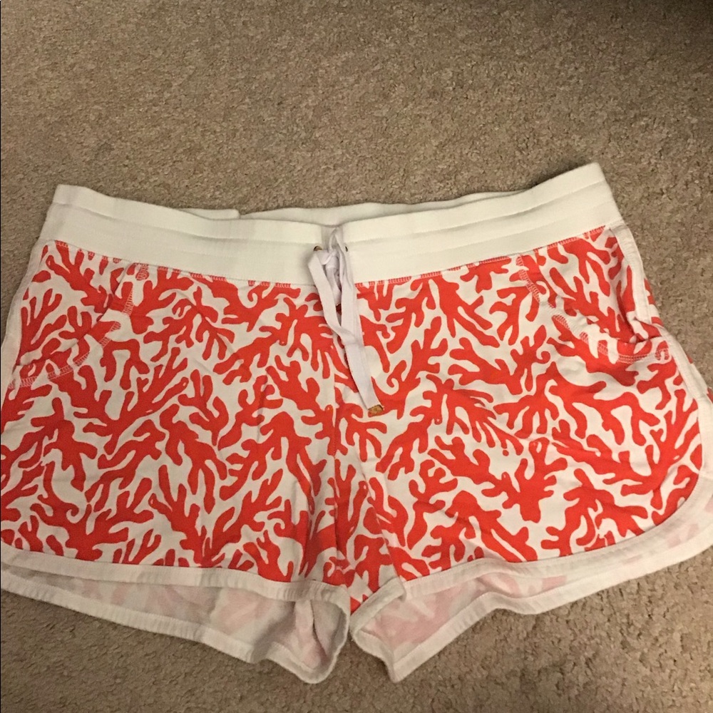 Lily Pulitzer coral shorts
